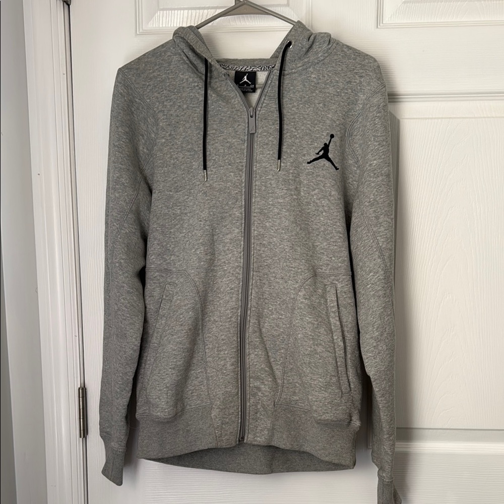 Jordan Heather Gray Full-Zip Hoodie